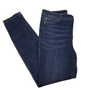 INC International Concepts Regular Fit Dark Wash Skinny Jeans Stretch Size 10